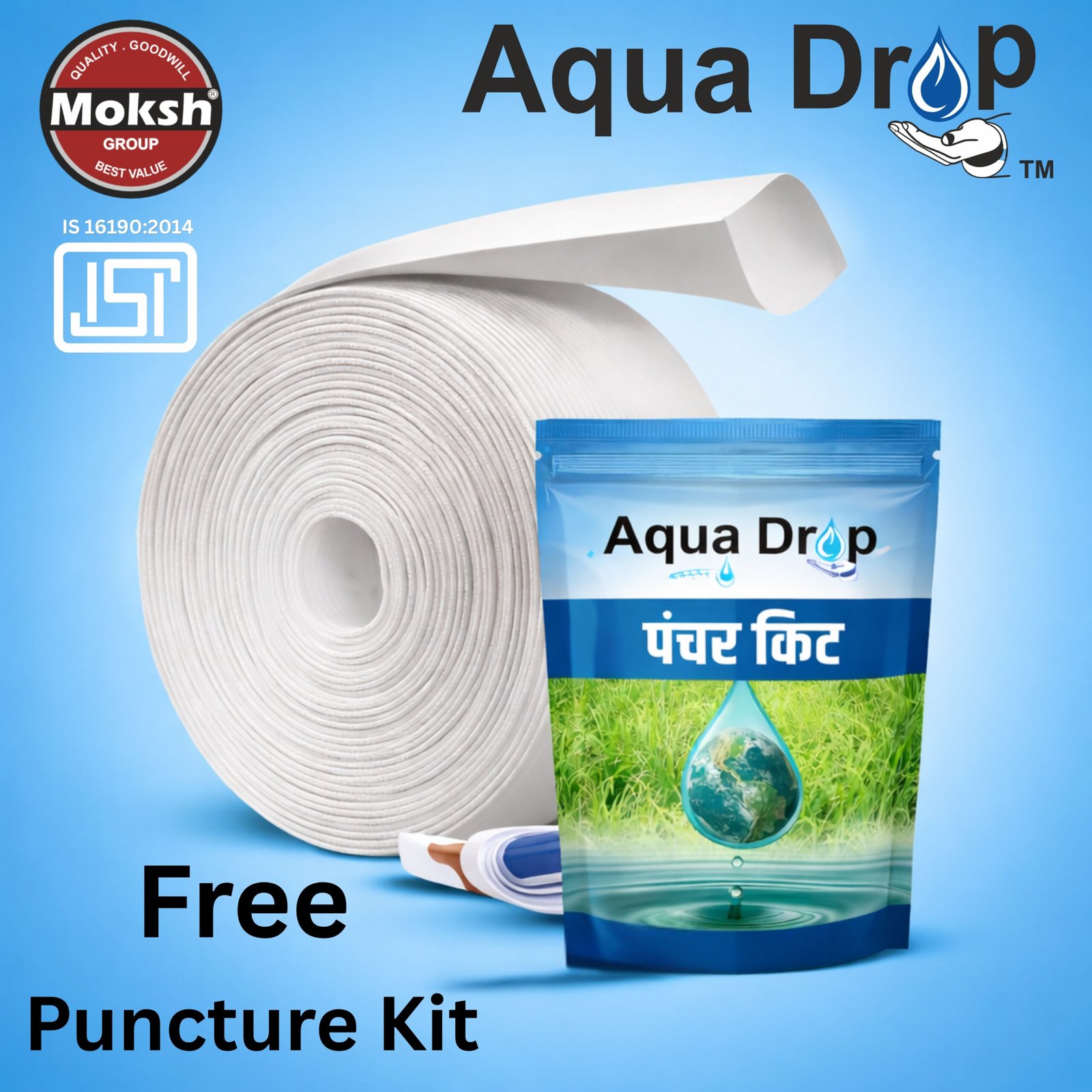 AQUA DROP - Lay Flat Tubes - 5 inch - Image 4